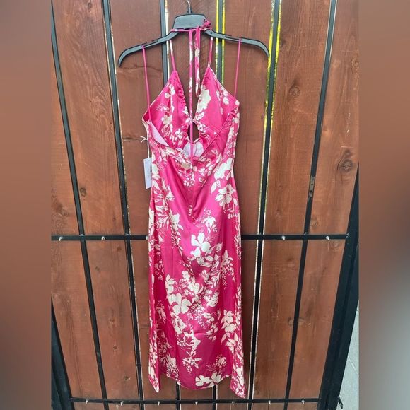 Reformation Antoni Silk Dress - Hothouse size 4 NWT - Picture 2 of 8